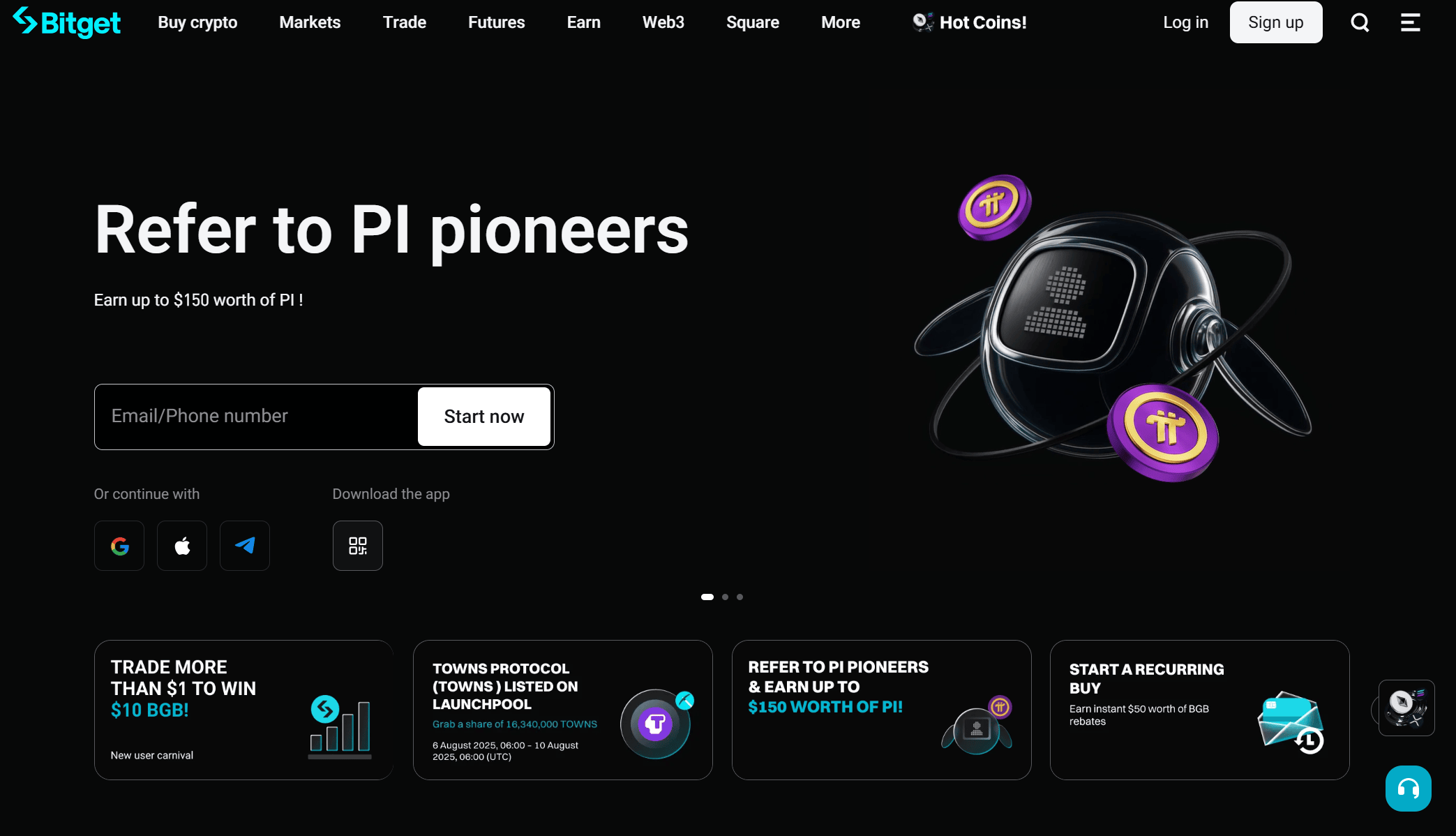 Bitget platform görünümü spot ve futures işlem ekranı