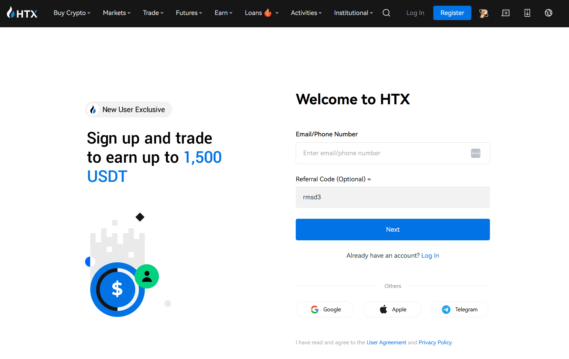 HTX referral programı komisyon yapısı ve ödeme detayları