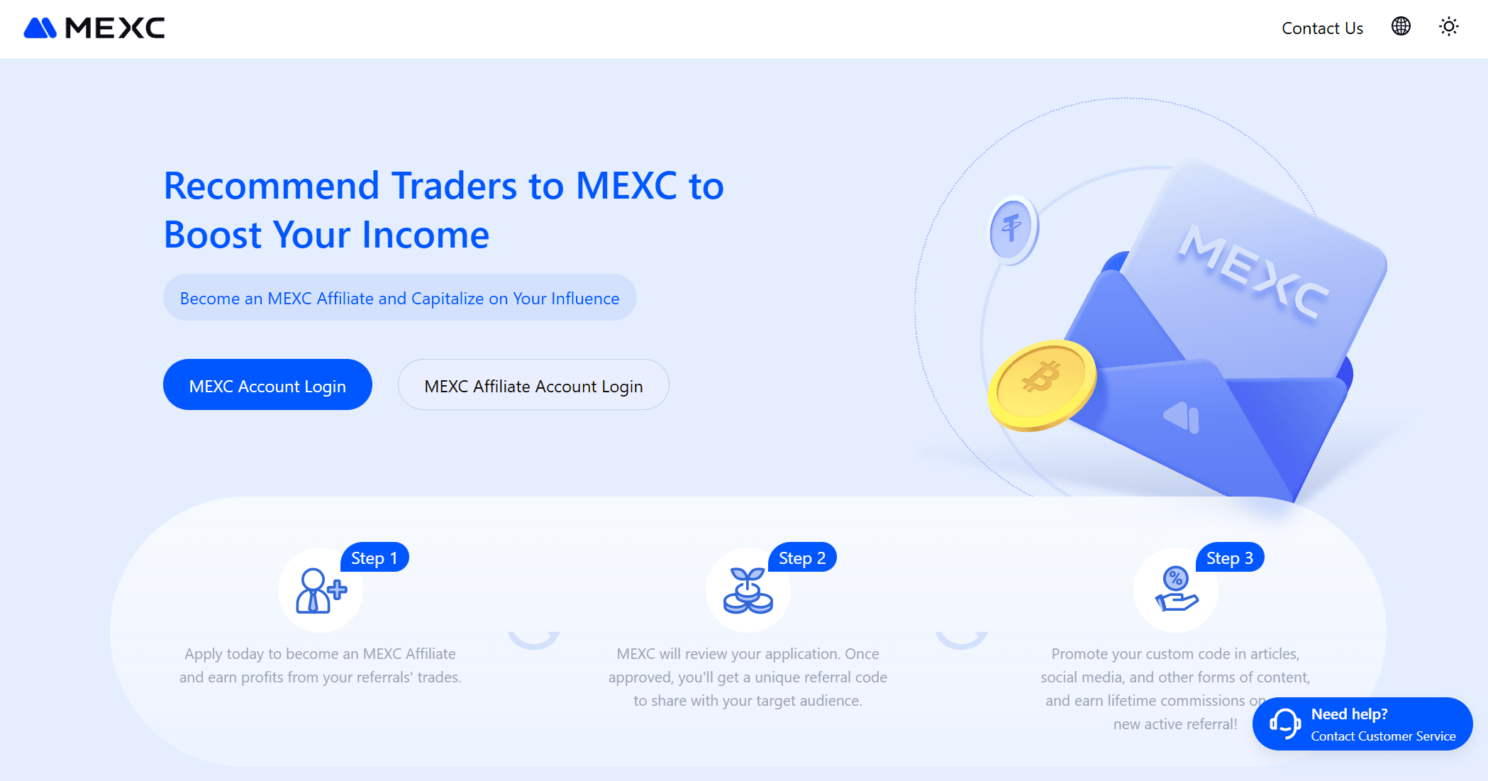MEXC referral programı komisyon yapısı